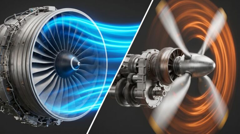 Qual é mais seguro? Motores Turbofan ou Turboélice?
